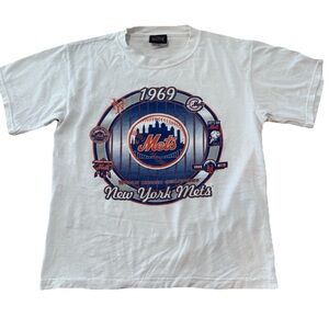 Vintage New York Mets White T-Shirt